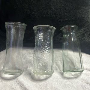 3 Flower vases
